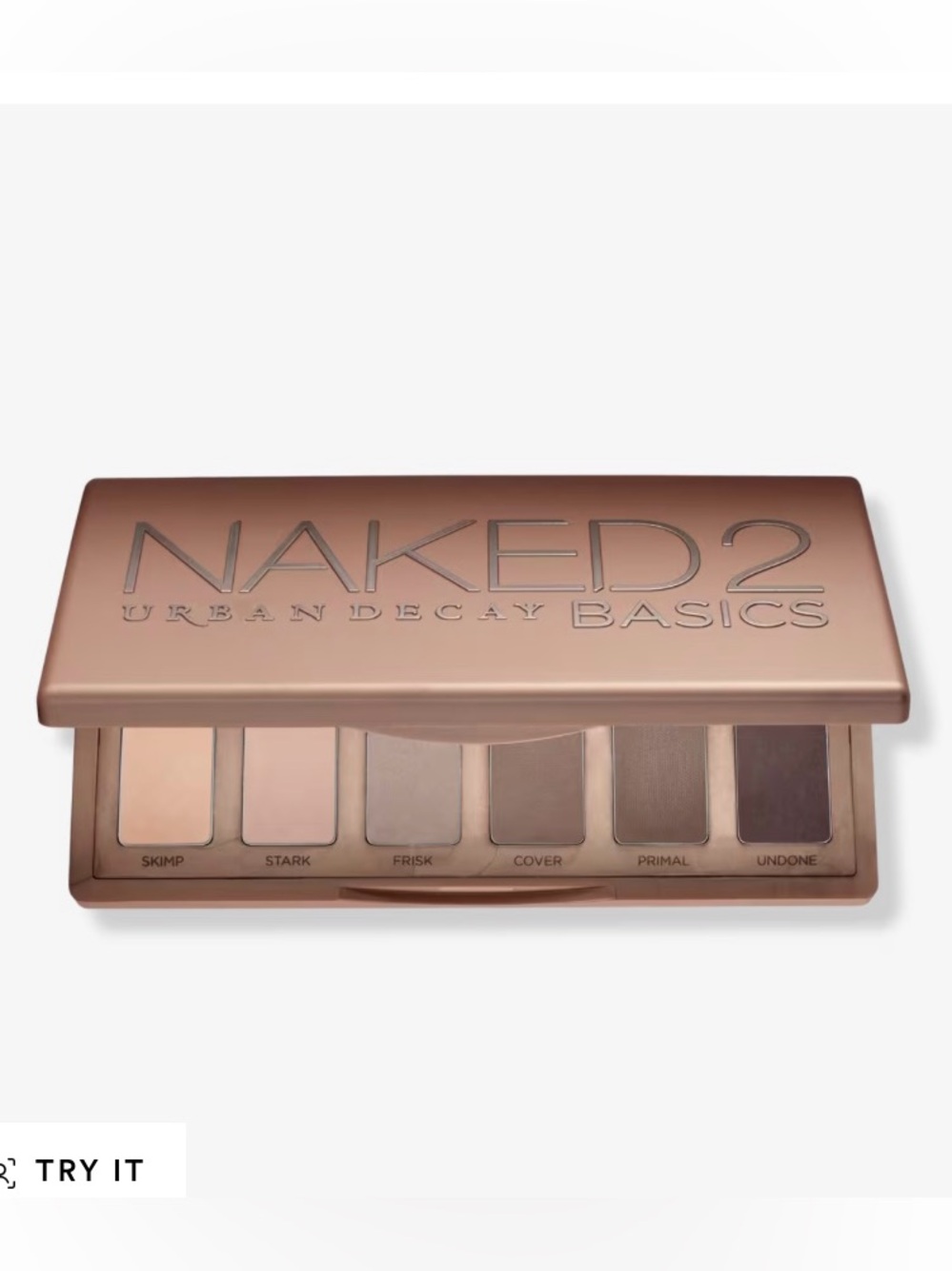 New Urban Decay Naked 2 Basics Eyeshadow Palette, cool tones, retail $35 makeup